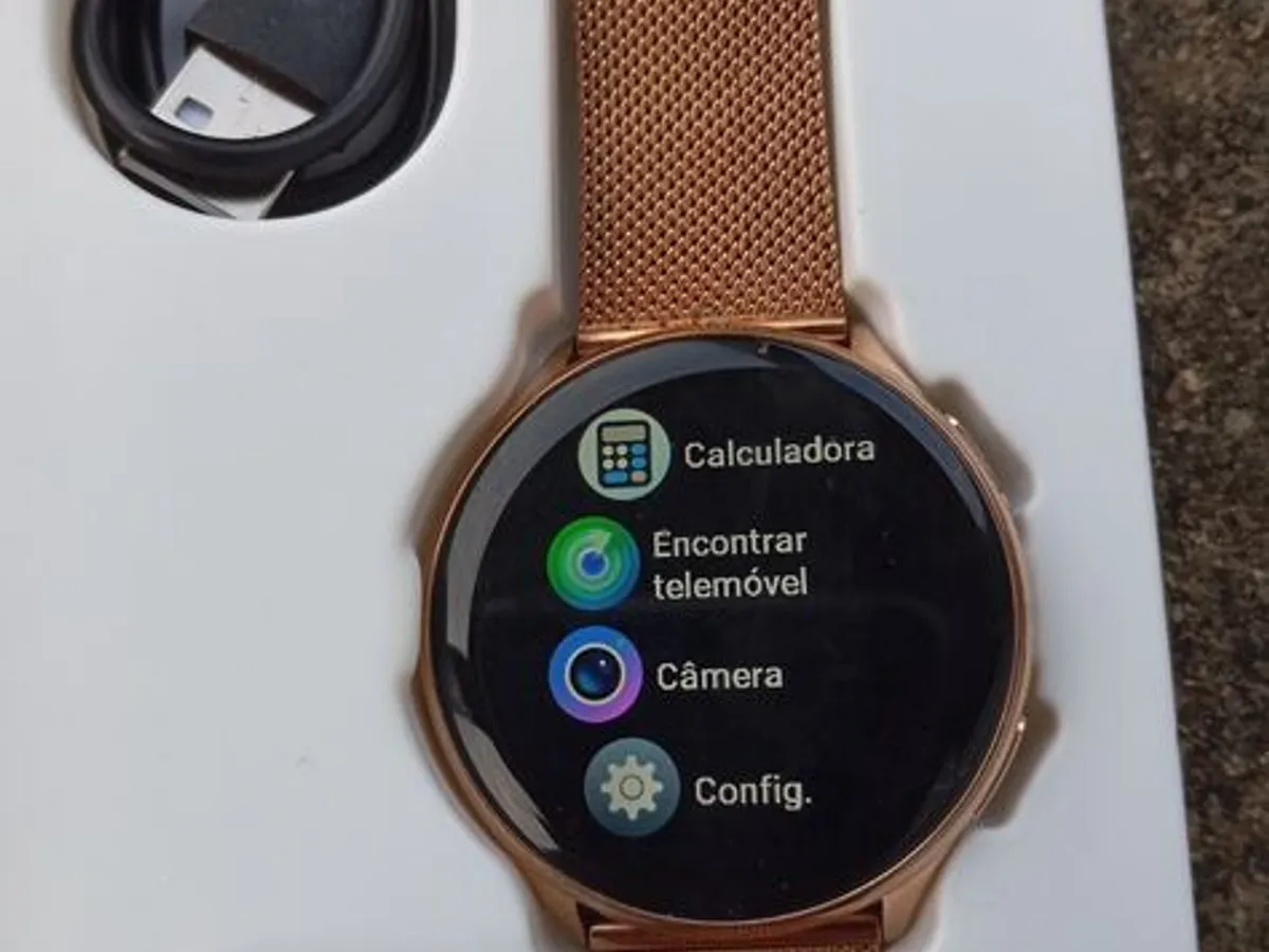 Smartwatch Modelo G35 Dourado 
